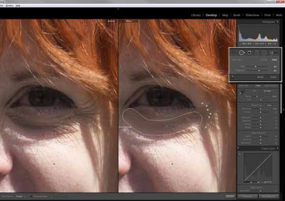 adobe photoshop lightroom 5 wygląd praca twarz
