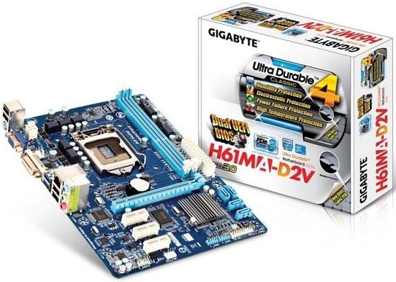 Gigabyte GA-H61MA-D2V płyta gł&oacute;wna zdjęcie opakowanie
