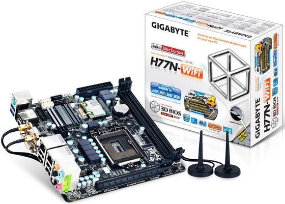 GIgabyte H77N-WIFI płyta główna zdjęcie opakowanie
