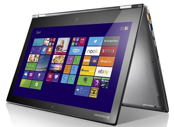 Lenovo Yoga 2 Pro tryb namiot widok