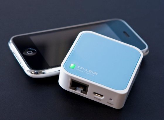 TP-LINK TL-WR702N router smartfon iphone