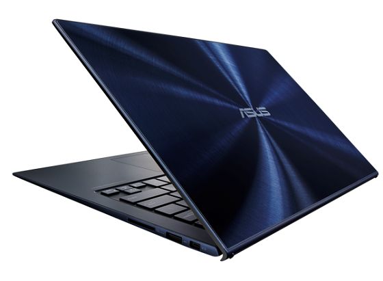Asus Zenbook UX301 niebieski widok obudowa tył