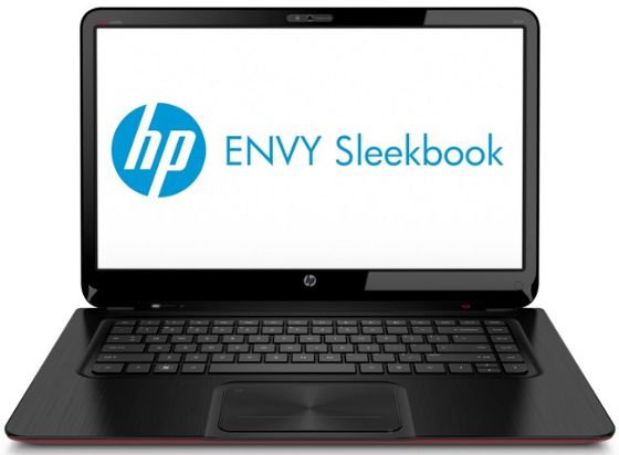 hp sleekbook notebook laptop amd wygląd ekran przód