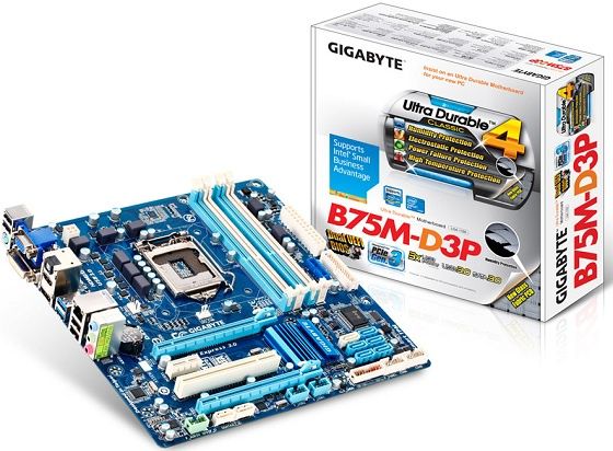 Gigabyte GA-B75M-D3P płyta gł&oacute;wna zdjęcie opakowanie