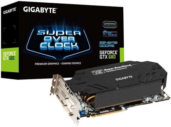 Gigabyte GeForce GTX 680 Super OverClock karta graficzna zdjęcie opakowanie