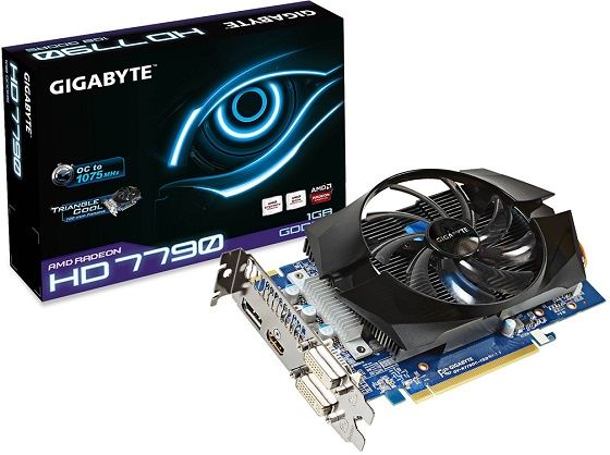 Gigabyte Radeon HD 7790 karta graficzna zdjęcie opakowanie