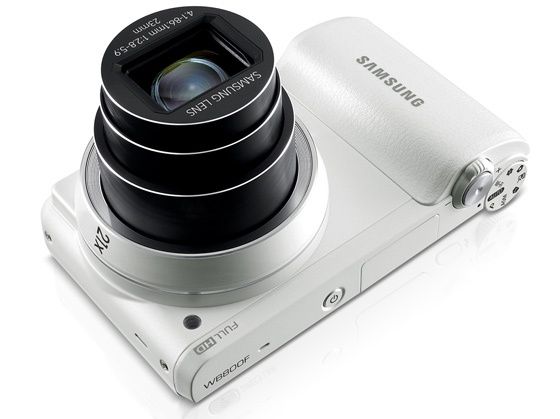 Samsung WB800F kompakt widok