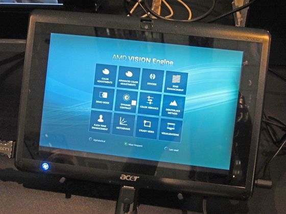 tablet acer z amd apu