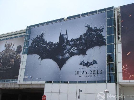 batman: arkham origins gra banner targi e3