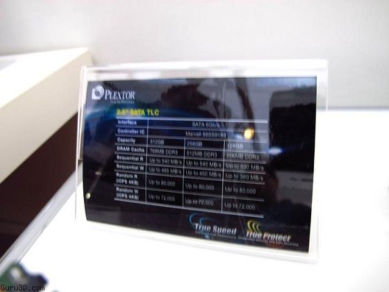 Plextor dysk SSD kości TLC NAND zdjęcie prezentacja CeBIT 2013