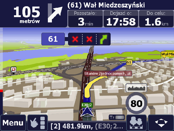 automapa 6.10e widok nawigacyjny