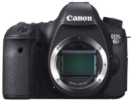 Canon EOS 6D lustrzanka widok przód sensor