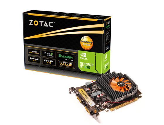 Zotac GeForce GT620 Synergy Edition 1 GBkarta graficznaopakowanie zdjęcie