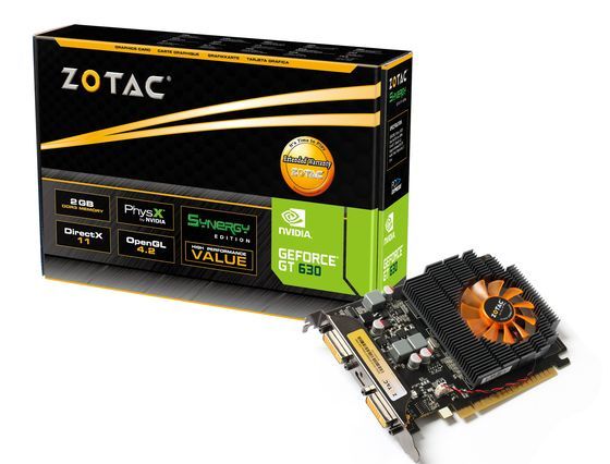 Zotac GeForce GT630 Synergy Edition 2 GBkarta graficznaopakowanie zdjęcie