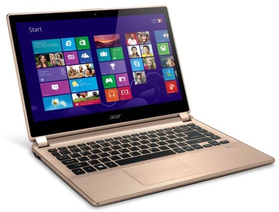 Acer Aspire V7 ultrabook widok windows 8