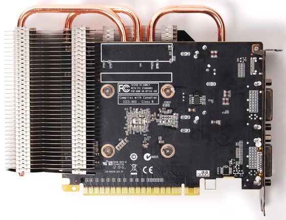 Zotac GeForce GT 640 ZONE Edition karta graficzna zdjęcie laminat rewers