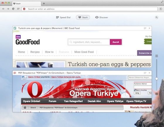 opera 15 stash wygląd