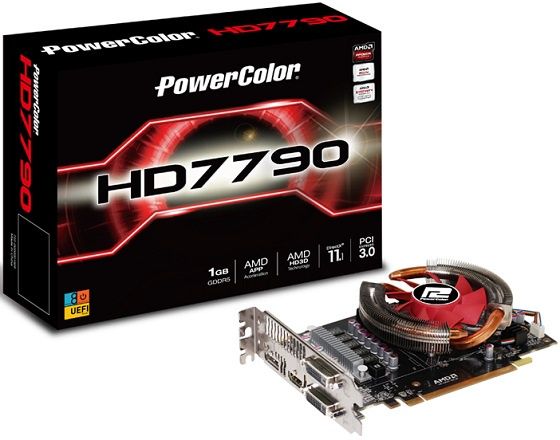 PowerColor Radeon HD 7790 karta graficzna zdjęcie opakowanie