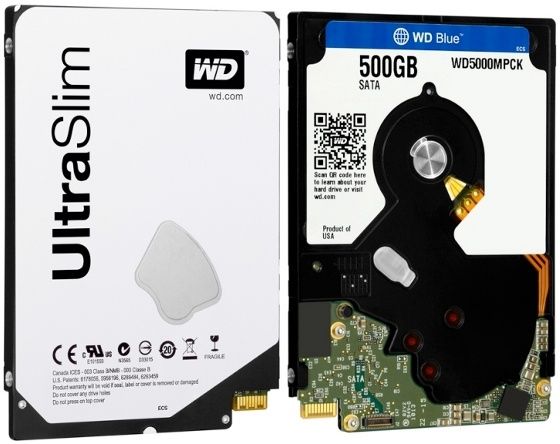wd ultraslim blue black dysk wygląd obudowa przekrój