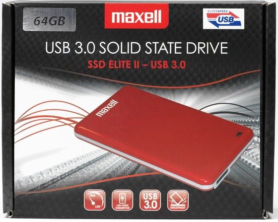 Maxell ELITE II dysk SSD zewnętrzny zdjęcie opakowanie