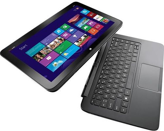 HP Split x2 laptop hybrydowy tablet widok windows 8