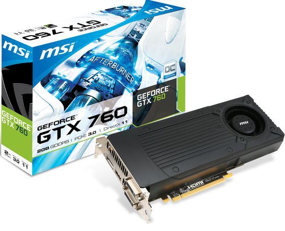 MSI GeForce GTX 760 OC karta graficzna zdjęcie opakowanie