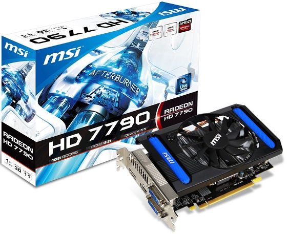 MSI Radeon HD 7790 karta graficzna zdjęcie opakowanie
