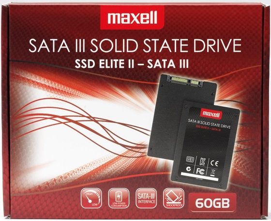 Maxell ELITE II dysk SSD wewnętrzny zdjęcie opakowanie