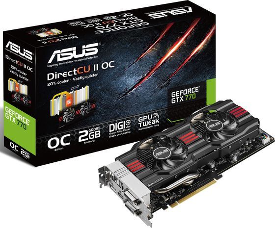 ASUS GeForce GTX 770 DirectCU II OC karta graficzna zdjęcie