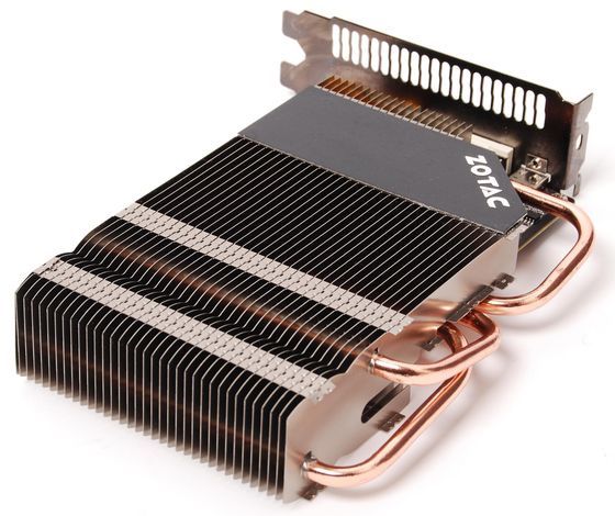 Zotac GeForce GT 640 ZONE Edition karta graficzna zdjęcie chłodzenie radiator tył