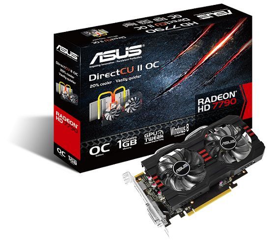 ASUS Radeon HD 7790 DirectCU II OC karta graficzna zdjęcie opakowanie
