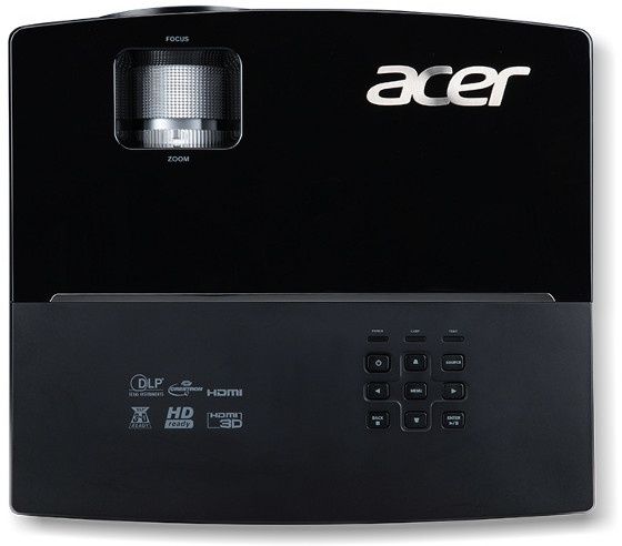 acer p5307wb projektor wygląd góra