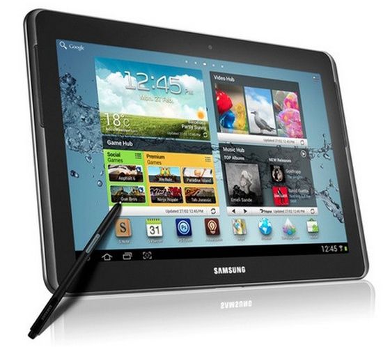 Samsung GALAXY Note 10.1 tablet prz&oacute;d rysik S Pen