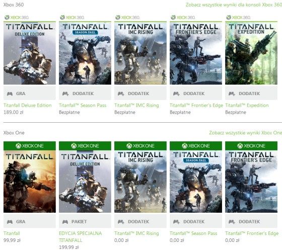 Titanfall gra dodatki promocja