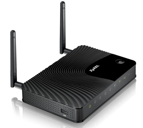 ZyXEL NBG-419N v2 router bok usb