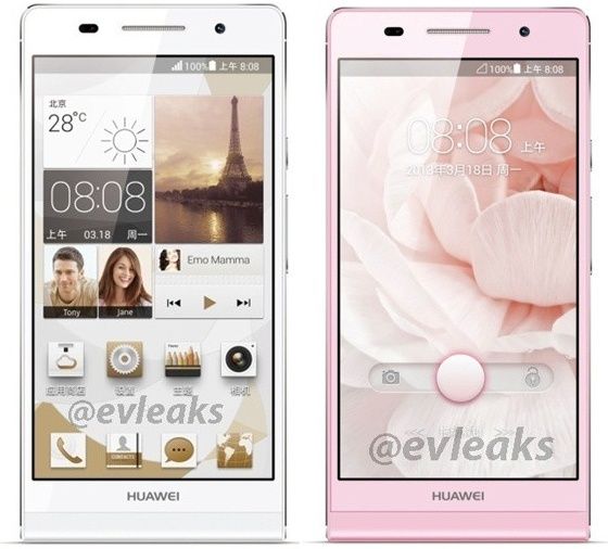 Huawei Ascend P6 kolory
