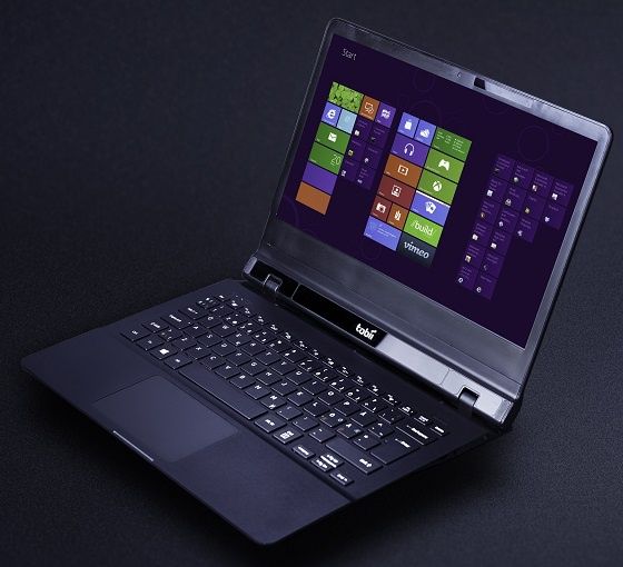 Tobii ultrabook sterowany wzrokiem widok