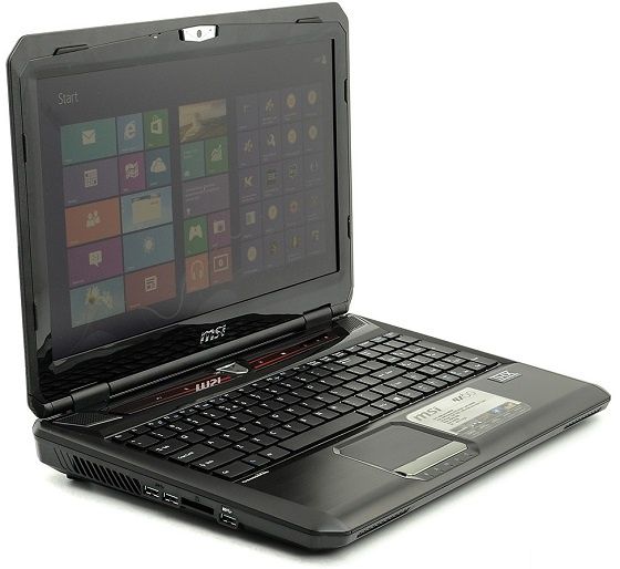 MSI GX60 laptop widok system windows 8