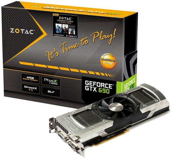 Zotac GeForce GTX 690 karta graficzna opakowanie zdjęcie
