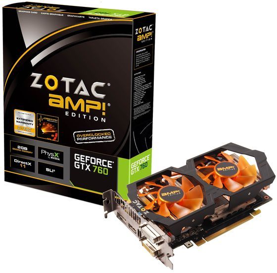Zotac GeForce GTX 760 AMP! karta graficzna zdjęcie opakowanie