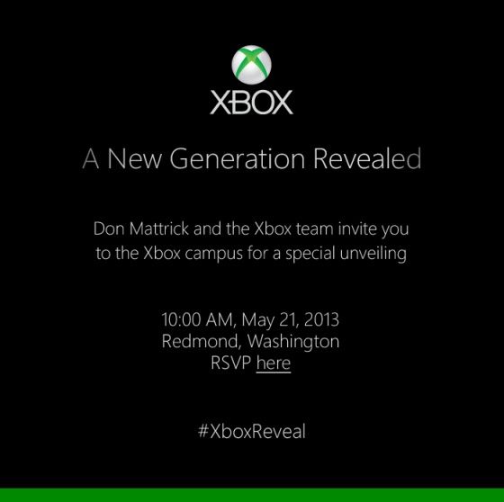 Xbox 720 Durango konsola prezentacja zaproszenie