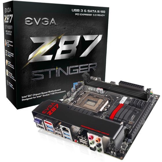 EVGA Z87 Stinger płyta główna zdjęcie opakowanie