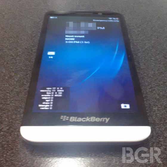 blackberry a10 ariso smartfo wygląd ekran