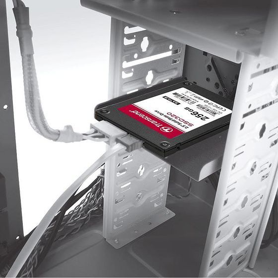 Transcend SSD320 256 GB dysk SSD zdjęcie montaż