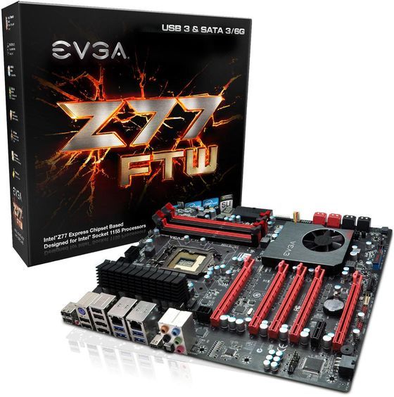 EVGA Z77 FTW płyta box