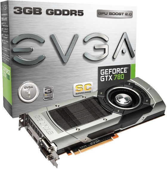 EVGA GeForce GTX 780 SC karta graficzna zdjęcie opakowanie