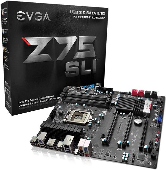 EVGA Z75 SLI płyta gł&oacute;wna zdjęcie opakowanie