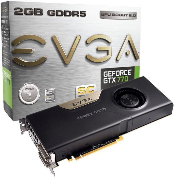EVGA GeForce GTX 770 SC karta graficzna zdjęcie