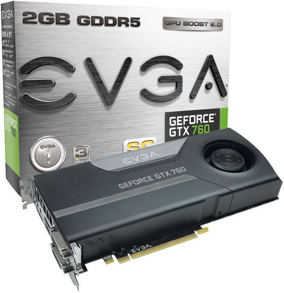 EVGA GeForce GTX 760 SC karta graficzna zdjęcie opakowanie