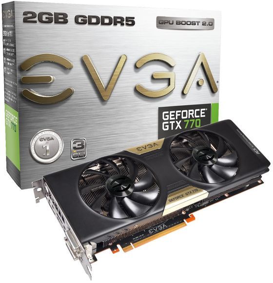 EVGA GeForce GTX 770 ACX karta graficzna zdjęcie